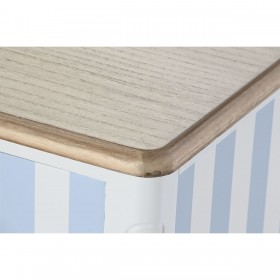 Mobile TV DKD Home Decor Bianco Blu cielo (120 x 48 x 60 cm)