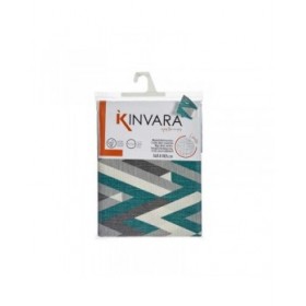 Tovaglia Kinvara ZIGI-21469-VERDE Verde Tela 140 x 180 cm Antimacchia Righe (10 Unità)