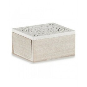 Scatola Decorativa 16 x 8 x 11 cm Legno (6 Unità)