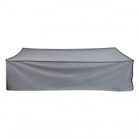 Custodia Protettrice DKD Home Decor Tavolo Nero Alluminio Grigio scuro (240 x 130 x 60 cm)