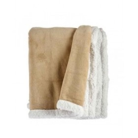 Coperta Bianco Beige 130 x 1 x 170 cm (6 Unità)