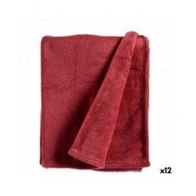 Coperta Rosa scuro 125 x 0,5 x 150 cm (12 Unità)