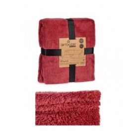 Coperta Rosa scuro 125 x 0,5 x 150 cm (12 Unità)