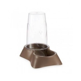 Ciotola per animali domestici Dispenser Marrone polipropilene 3,5 L 21,5 x 32,5 x 32,5 cm (4 Unità)