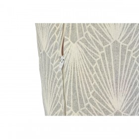 Cuscino DKD Home Decor Da terreno Bianco Verde Grigio chiaro Bambù Alluminio 120 x 80 x 16 cm