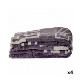 Coperta Grigio 220 x 240 x 0,5 cm (4 Unità)