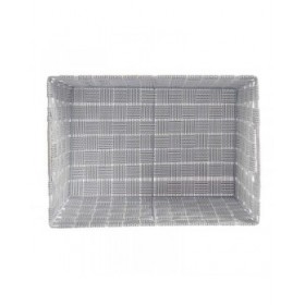 Cesto per i Panni Kipit A3-6875 Bianco Stoffa 10 L 25 x 20 x 35 cm (12 Unità)