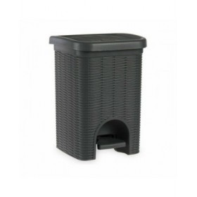 Cestino a pedale Stefanplast Elegance Grigio Plastica 20 L (6 Unità)