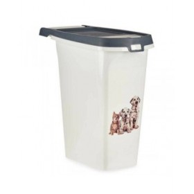 Dispenser Animali Domestici Antracite 10 L (8 Unità)