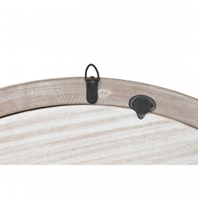 Decorazione da Parete DKD Home Decor 90 x 2,5 x 90 cm Finitura invecchiata Naturale Albero Bianco Indiano