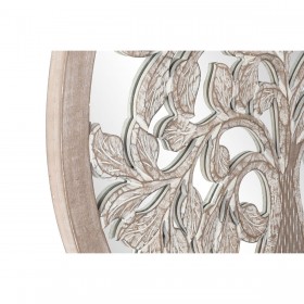 Decorazione da Parete DKD Home Decor 90 x 2,5 x 90 cm Finitura invecchiata Naturale Albero Bianco Indiano