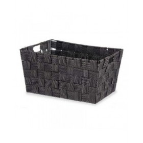 Cestino Multiuso Kipit A3-6883 Nero Stoffa 30 x 14 x 20 cm 20 x 14 x 30 cm (18 Unità)