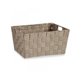Cestino Multiuso Kipit A3-6883 Marrone Stoffa 5 L 30,4 x 14 x 20 cm (18 Unità)