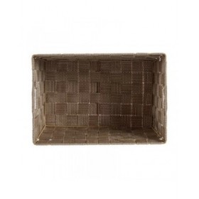 Cestino Multiuso Kipit A3-6883 Marrone Stoffa 5 L 30,4 x 14 x 20 cm (18 Unità)