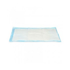 Tappetini Igienici per Cani 40 x 60 cm Azzurro Bianco Carta Polietilene (10 Unità)