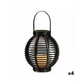 Torcia a LED Ibergarden B5004 Marrone Plastica 21 x 23,7 x 21 cm (4 Unità)