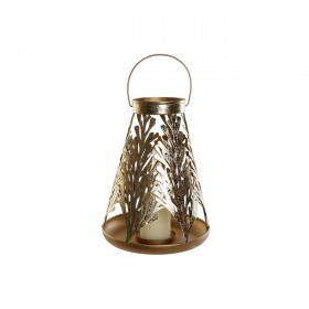 Lanterna DKD Home Decor Dorato Metallo 25 x 25 x 42 cm