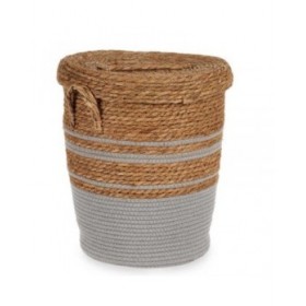 Cesto Gift Decor YY21620J03S1 Marrone Grigio Alghe marine (4 Unità)