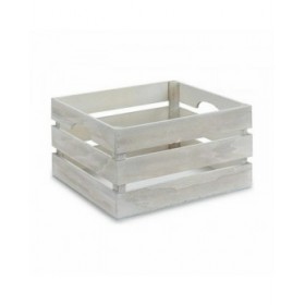 Scatola Decorativa Bianco Legno 36 x 18 x 26 cm (12 Unità)