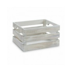 Scatola Decorativa Bianco Legno di pioppo 26,2 x 13,2 x 15,8 cm (24 Unità)