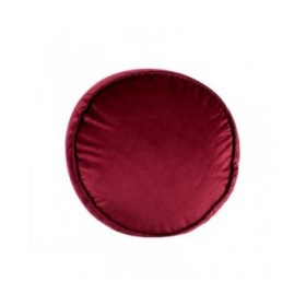Puff Velluto Rosso Granato 60 x 39 x 60 cm (2 Unità)