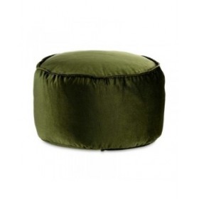 Puff Velluto Verde 60 x 39 x 60 cm (2 Unità)