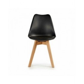 Sedia da Sala da Pranzo Marrone Nero 42 x 80 x 50 cm (4 Unità)