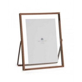 Cornice Portafoto Rame Metallo Vetro Plastica 18,5 x 1 x 23 cm (12 Unità)