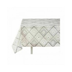 Tovaglia Kinvara ROMBOS-G Grigio Tela 140 x 180 cm Antimacchia Rombos (6 Unità)