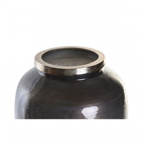 Vaso DKD Home Decor Cristallo Alluminio Multicolore 29 x 29 x 52 cm Moderno