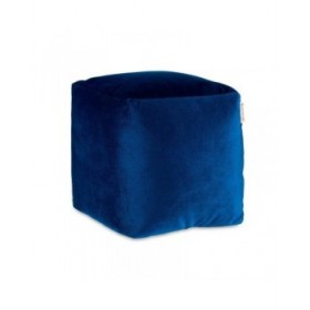 Puff Velluto Azzurro 30 x 30 x 30 cm (4 Unità)