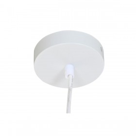 Lampadario DKD Home Decor 40 x 40 x 30 cm Verde Rosa chiaro 50 W (2 Unità)