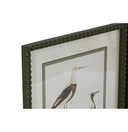 Lampada da tavolo DKD Home Decor 36 x 21,5 x 43 cm Argentato Beige Metallo Resina 220 V 50 W