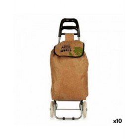 Carrello Kinvara WR3050-6A Marrone 3,3 L 36 x 95 x 35 cm (10 Unità)